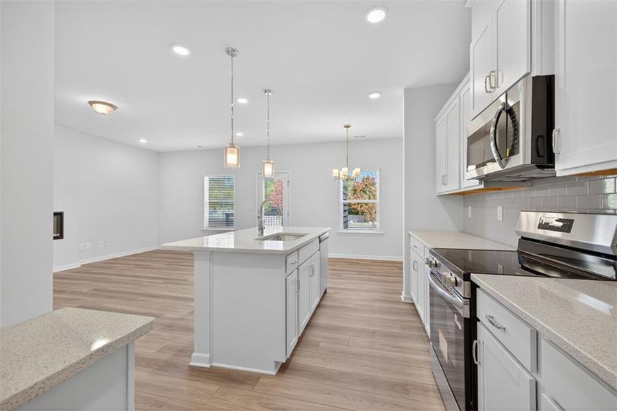 Furnished interior view inside a new home in Franklin Manor, Lawrenceville (Image 13). Furnished interior view inside a new home in Franklin Manor, Lawrenceville (Image 13).
