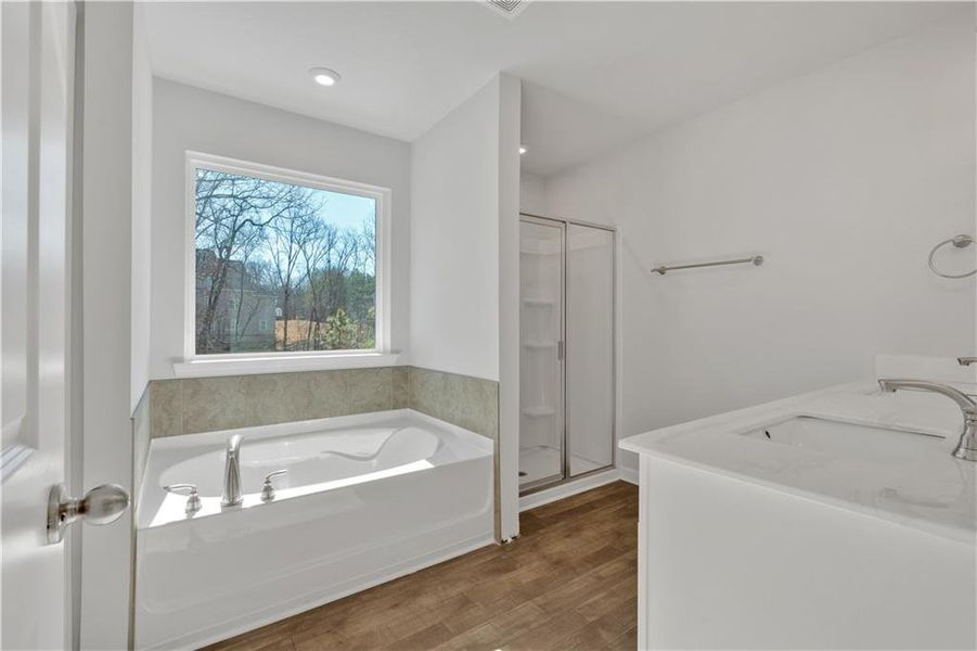 Furnished interior view inside a new home in , Cartersville (Image 7). Furnished interior view inside a new home in , Cartersville (Image 7).