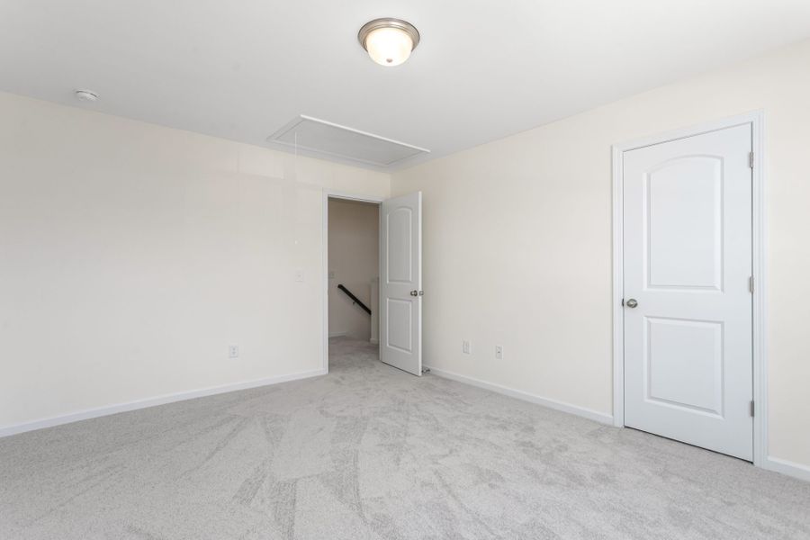 Representative unfurnished interior of a home built from the Vermont by Keystone Homes NC in The Wilcox, Greensboro (Image 34).