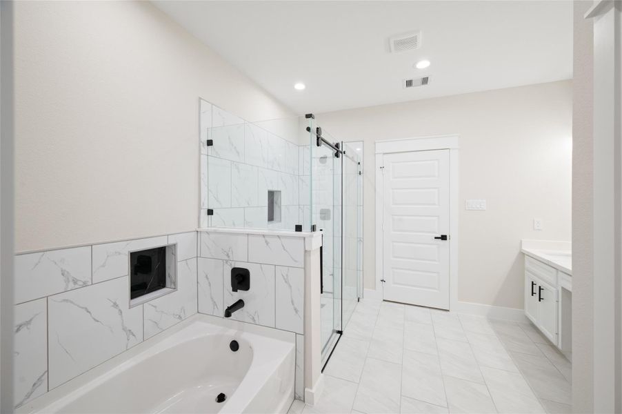 Furnished interior view inside a new home in , Porter (Image 5).