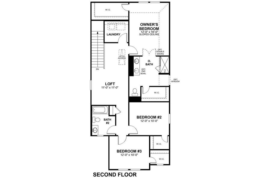 2D floor plan layout of this home in Heritage, Dripping Springs, TX (Image 5).