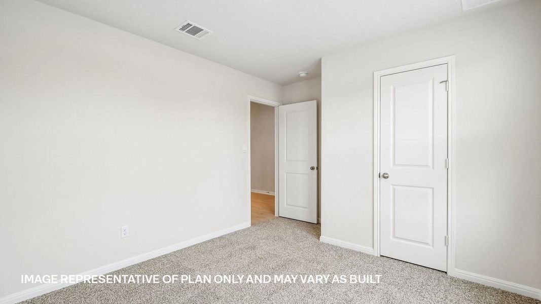 Spacious, unfurnished interior of a new home in Trails at Wildhorse, Austin (Image 20).