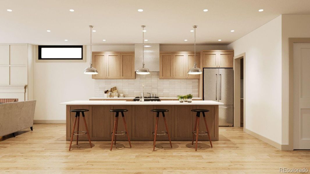 Furnished interior view inside a new home in , Englewood (Image 5).