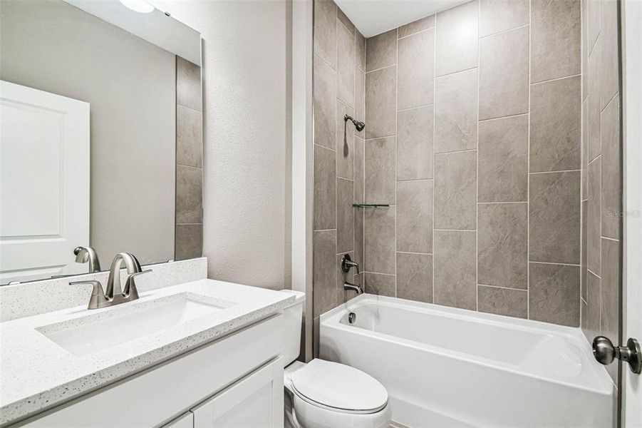 Furnished interior view inside a new home in Pinecone Reserve, Brooksville (Image 6). Furnished interior view inside a new home in Pinecone Reserve, Brooksville (Image 6).