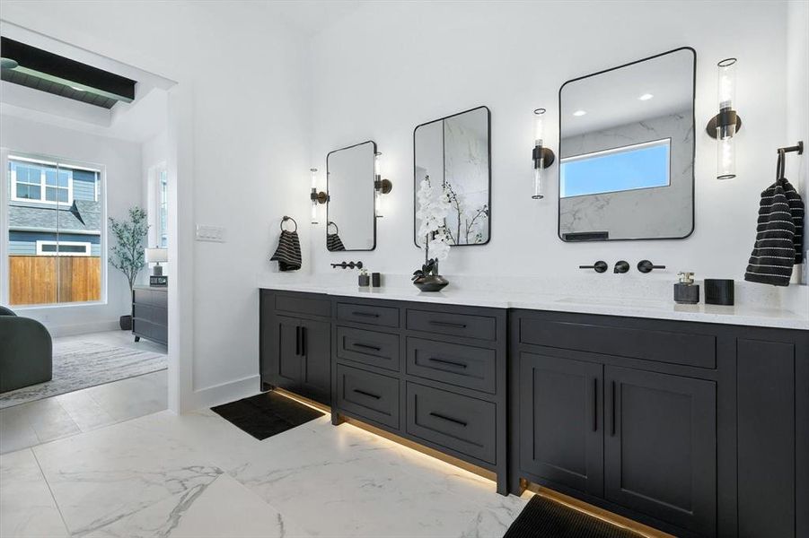 Furnished interior view inside a new home in , Roanoke (Image 35).