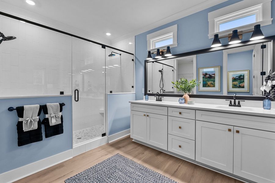 Representative furnished interior of a home built from the Savannah - Vanguard Collection by Mungo Homes in Fieldstone, Lexington (Image 8).