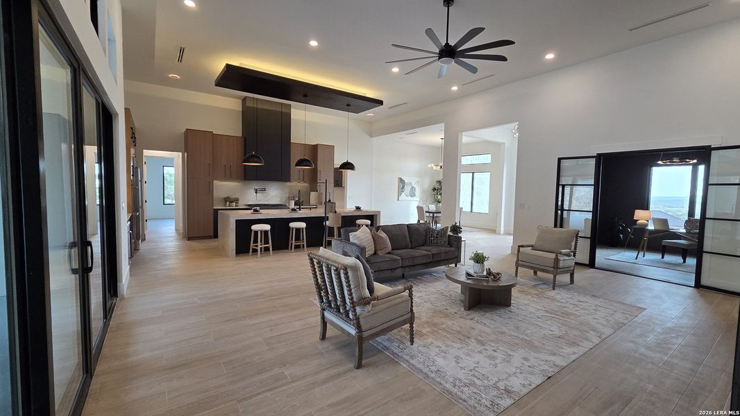 Furnished interior view inside a new home in , San Antonio (Image 5). Furnished interior view inside a new home in , San Antonio (Image 5).