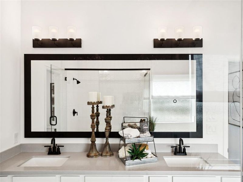 Double sinks in primary bath (*Photo not of actual home and used for illustration purposes only.)