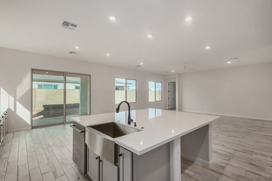 Furnished interior view inside a new home in Valencia at Granite Vista, Waddell (Image 8).
