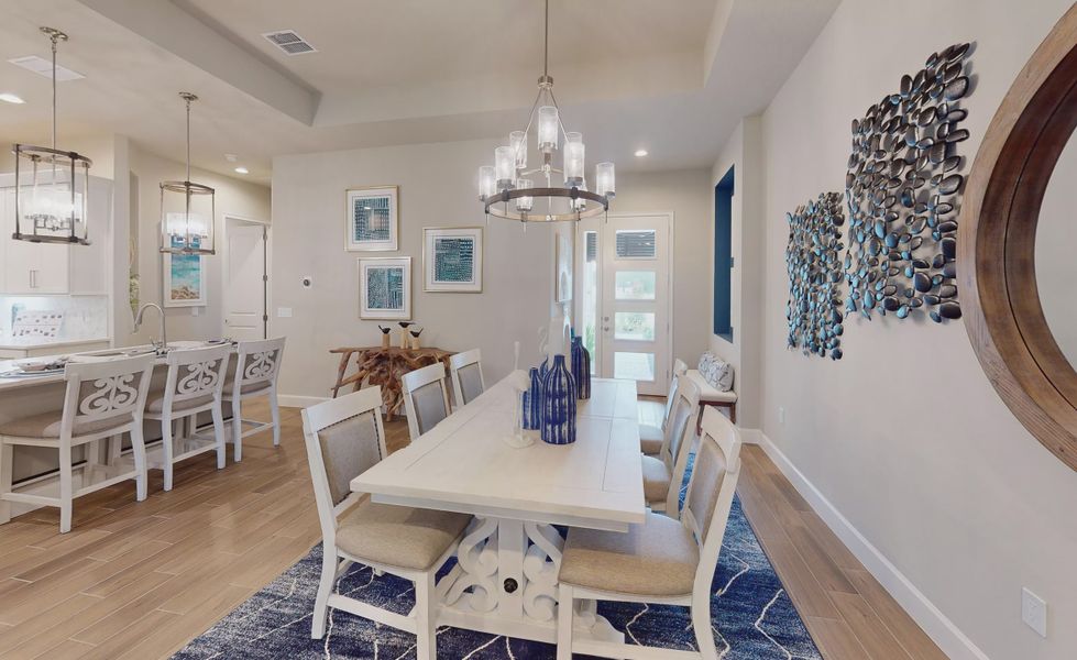 Furnished interior view inside a new home in Plantation Bay, Ormond Beach (Image 21).