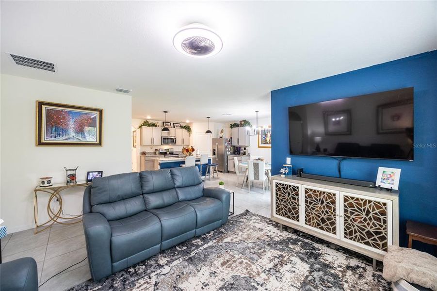 Furnished interior view inside a new home in Lake Diamond, Ocala (Image 13).