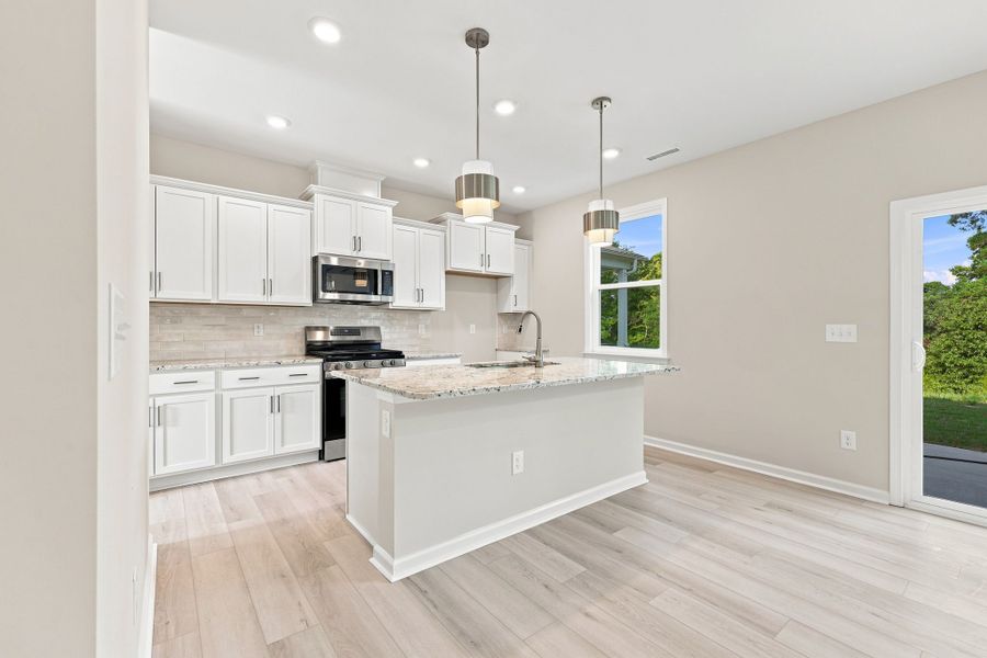 Furnished interior view inside a new home in Neill's Pointe, Angier (Image 9).