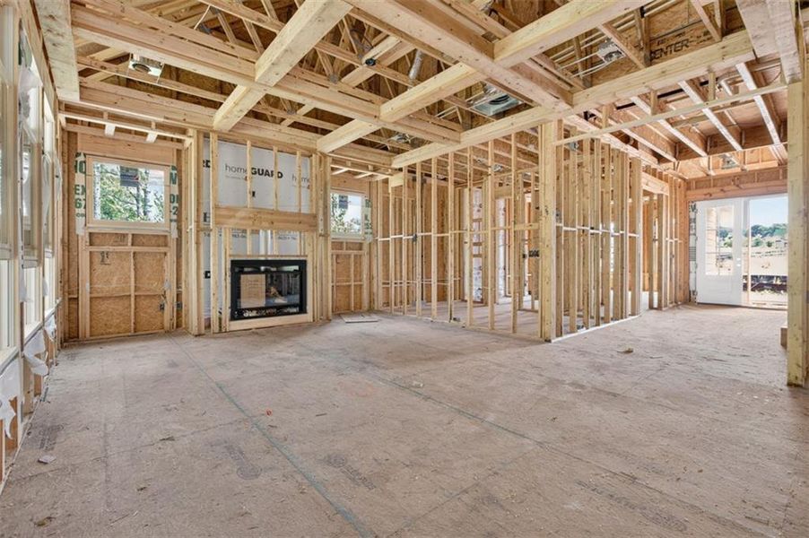 In-progress construction of a new home in , Statham, GA (Image 13).