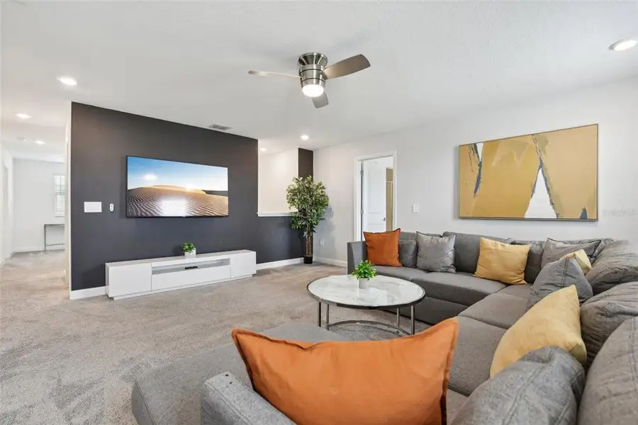 Furnished interior view inside a new home in , Davenport (Image 29).