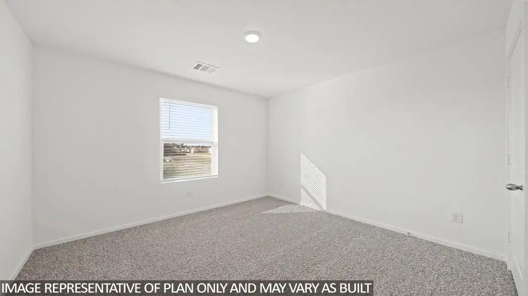 Representative unfurnished interior of a home built from the Gardenia by D.R. Horton in Pepper Creek Crossing, Temple (Image 17).