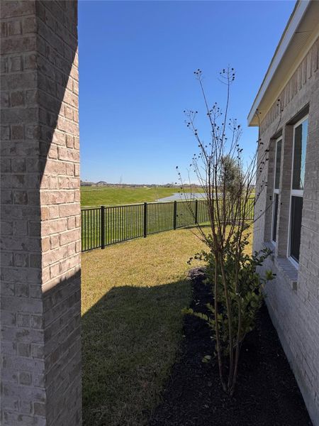Exterior details and patio area of a home in River Ranch Trails, Dayton (Image 4). Exterior details and patio area of a home in River Ranch Trails, Dayton (Image 4).