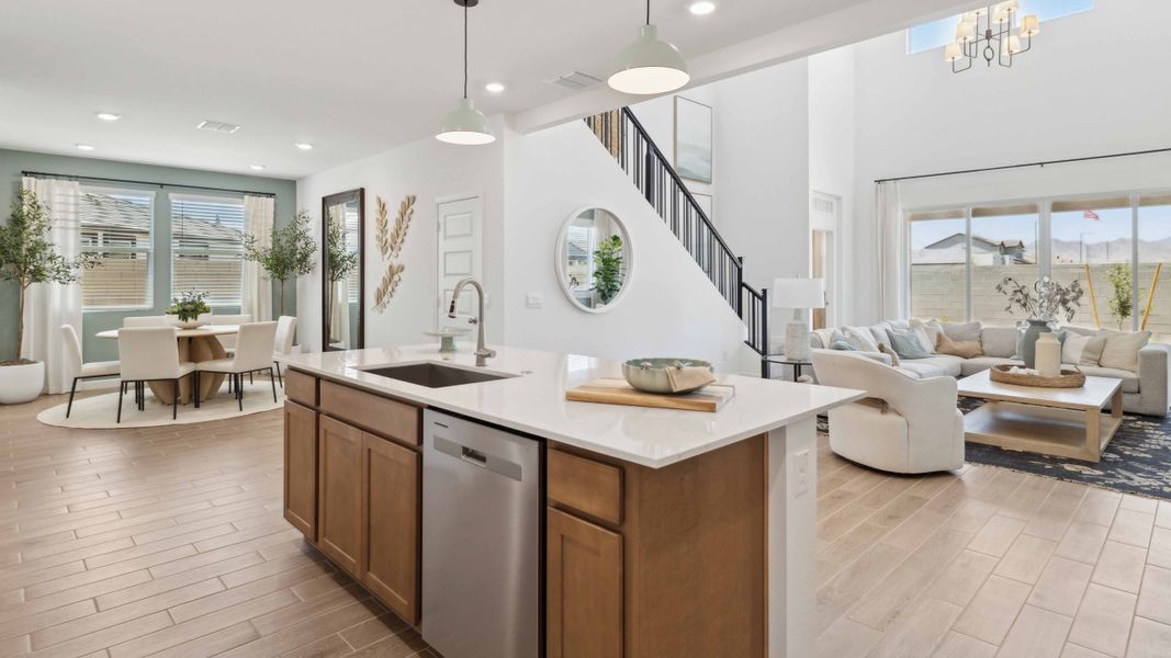 Representative furnished interior of a home built from the Stork by D.R. Horton in Apache Farms, Buckeye (Image 12).
