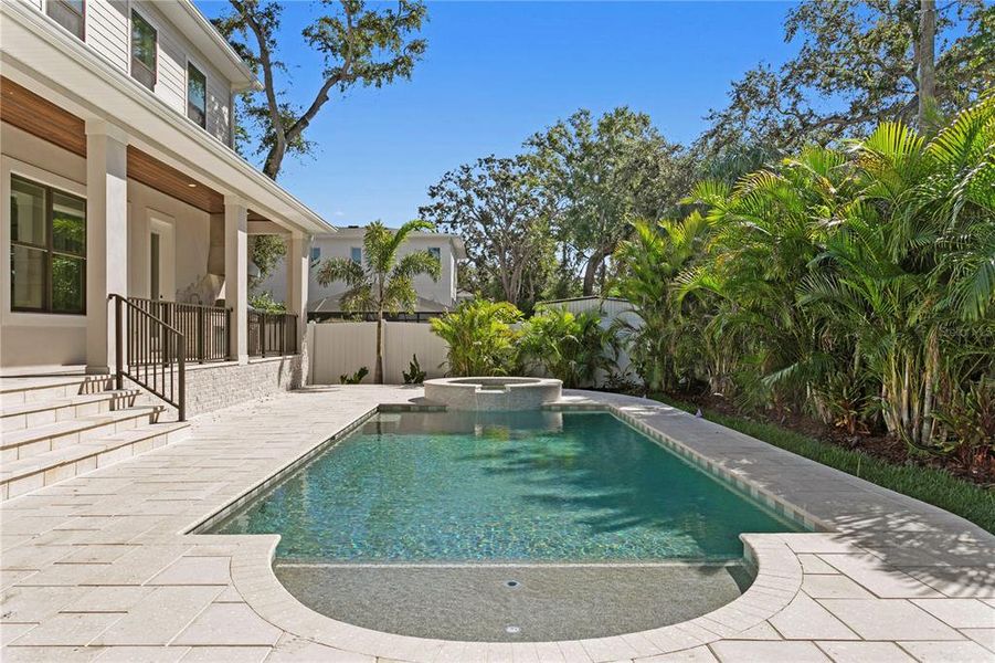 Exterior details and patio area of a home in , Tampa (Image 29).
