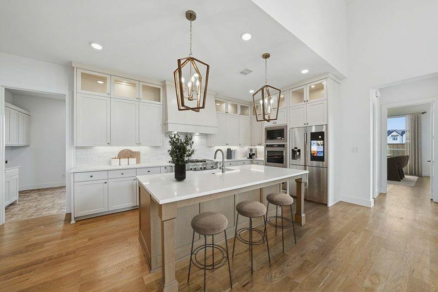Furnished interior view inside a new home in Light Farms Graham/Reagan, Celina (Image 6).