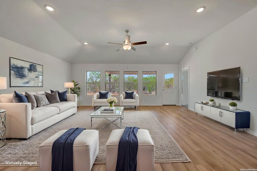 Furnished interior view inside a new home in Paloma Park, Converse (Image 9). Furnished interior view inside a new home in Paloma Park, Converse (Image 9).