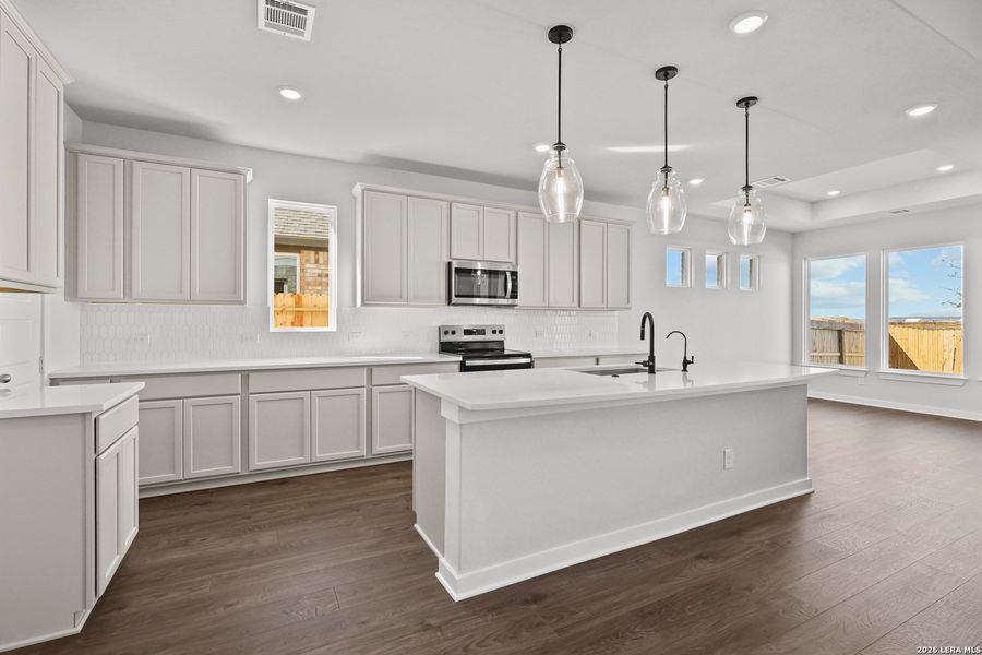 Furnished interior view inside a new home in Megan's Landing, Castroville (Image 13).