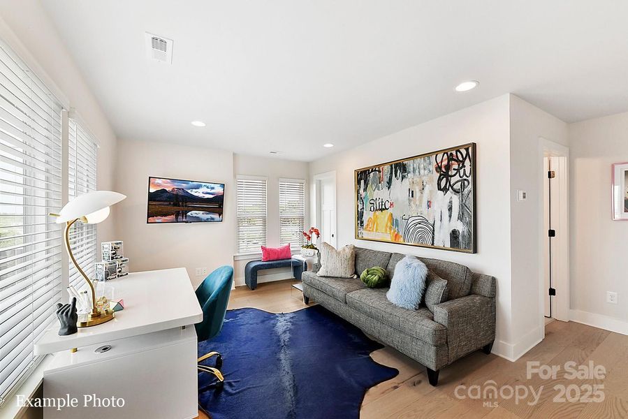 Furnished interior view inside a new home in North End Terraces, Charlotte (Image 13).