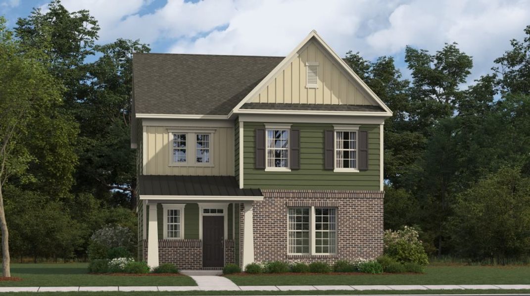 Representative exterior photo of a completed home built from the Elm by Lennar in Elizabeth: Arbor, Fort Mill, SC (Image 27).