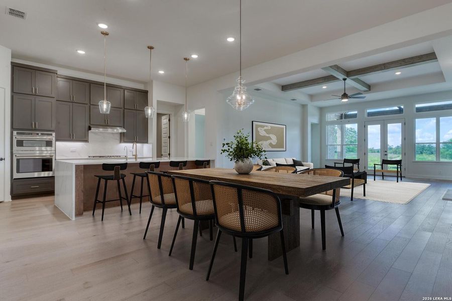 Furnished interior view inside a new home in Waldsanger, New Braunfels (Image 3).