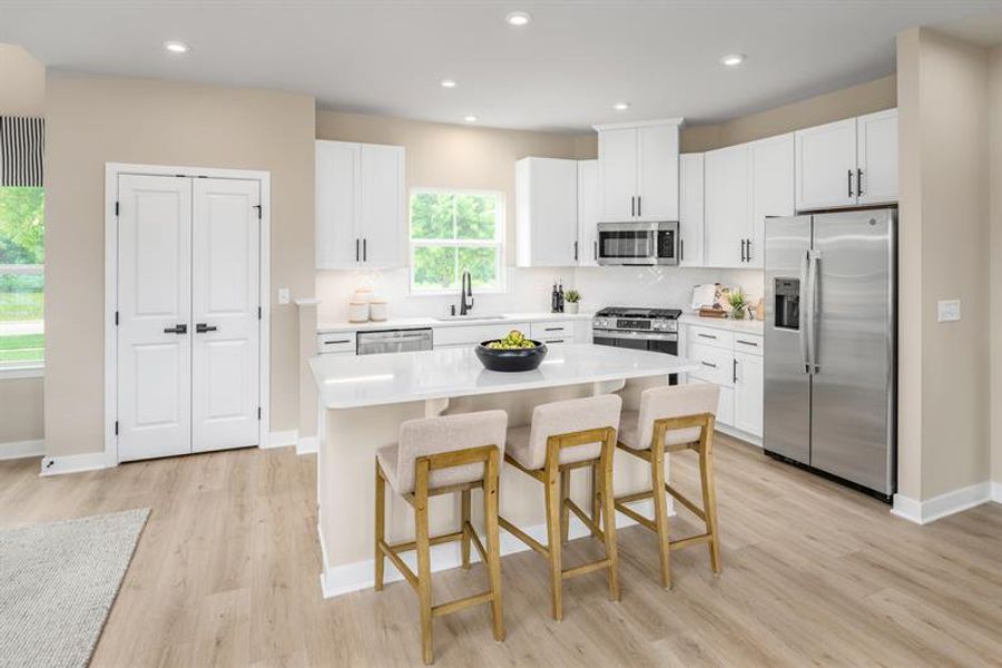 Representative furnished interior of a home built from the Robert Frost by Ryan Homes in Fost, Moyock (Image 6). Representative furnished interior of a home built from the Robert Frost by Ryan Homes in Fost, Moyock (Image 6).