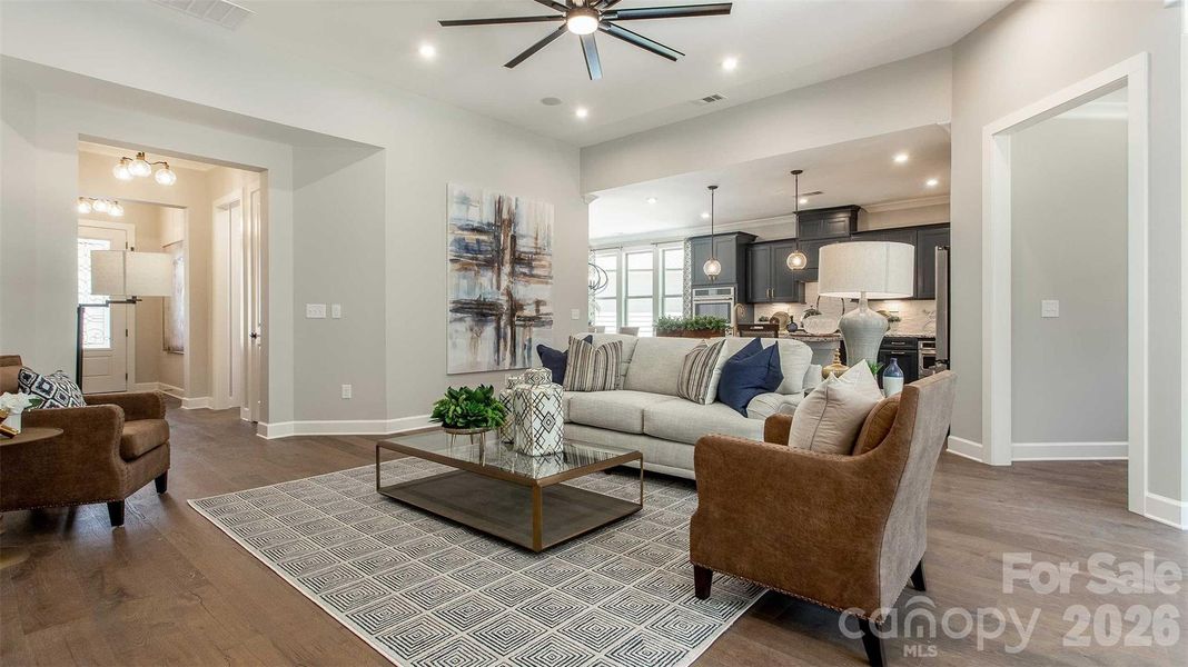Furnished interior view inside a new home in Handsmill on Lake Wylie, York (Image 3).