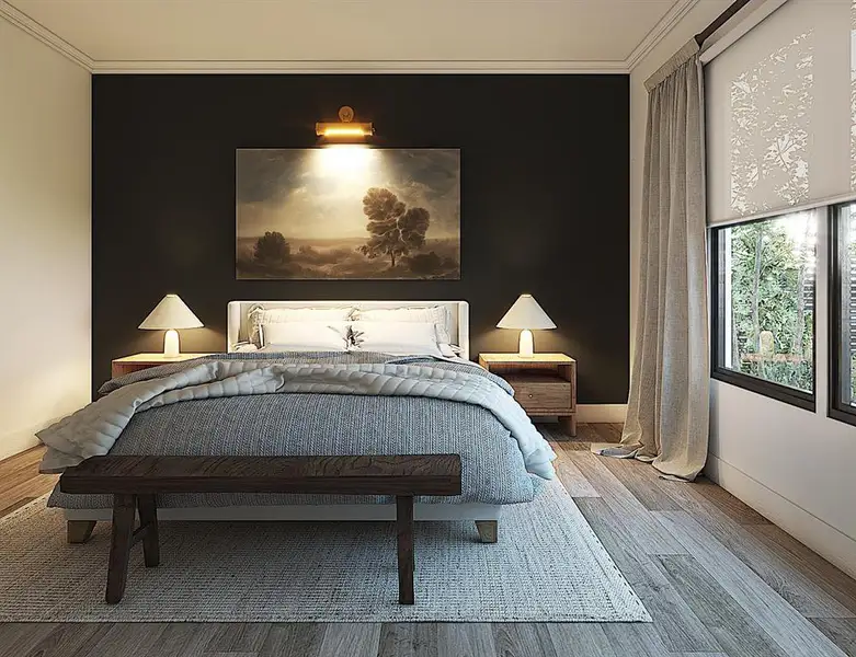 Furnished interior view inside a new home in , Dallas (Image 4).