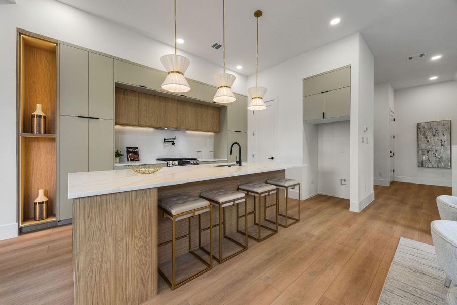 Furnished interior view inside a new home in , Houston (Image 7).