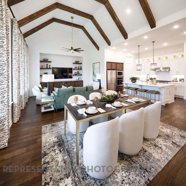 Furnished interior view inside a new home in Broken Oak, Georgetown (Image 7). Furnished interior view inside a new home in Broken Oak, Georgetown (Image 7).