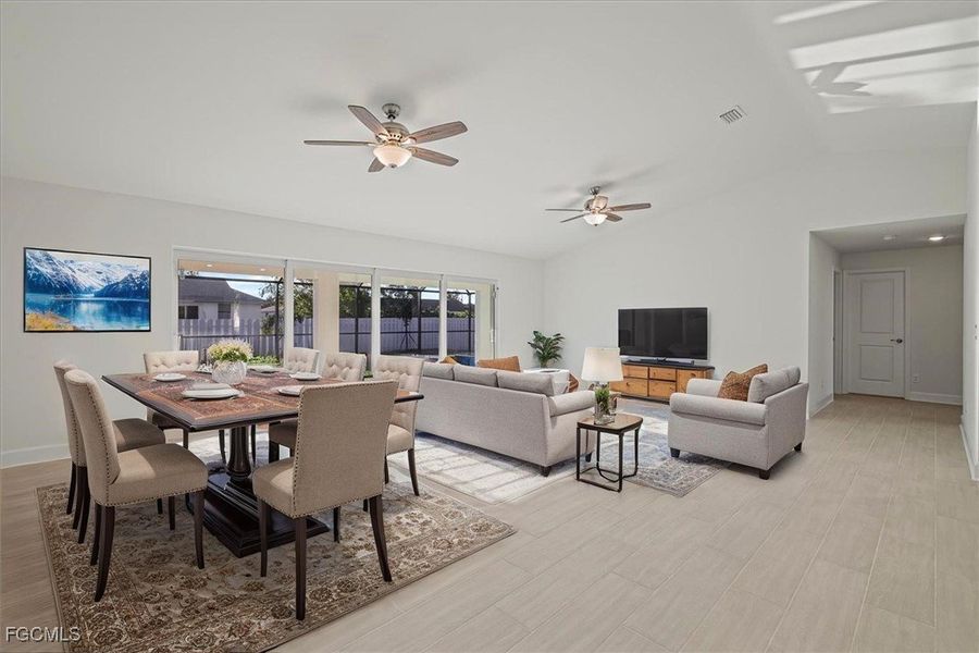 Furnished interior view inside a new home in Cape Coral, Cape Coral (Image 4).