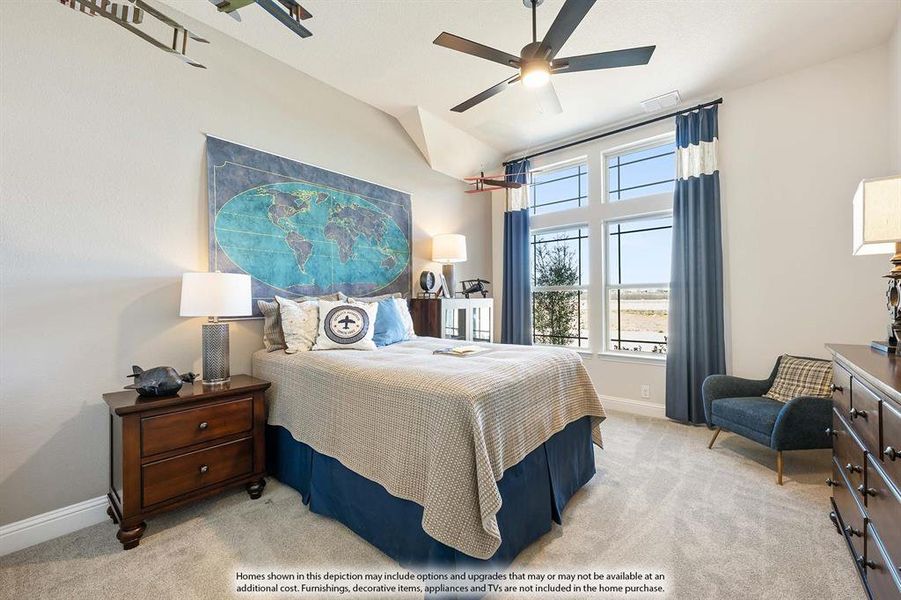 Furnished interior view inside a new home in Parks at Panchasarp Farms, Burleson (Image 6).