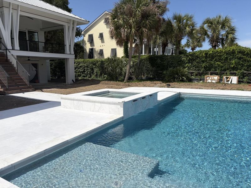 Exterior details and patio area of a home in , Isle Of Palms (Image 29). Exterior details and patio area of a home in , Isle Of Palms (Image 29).