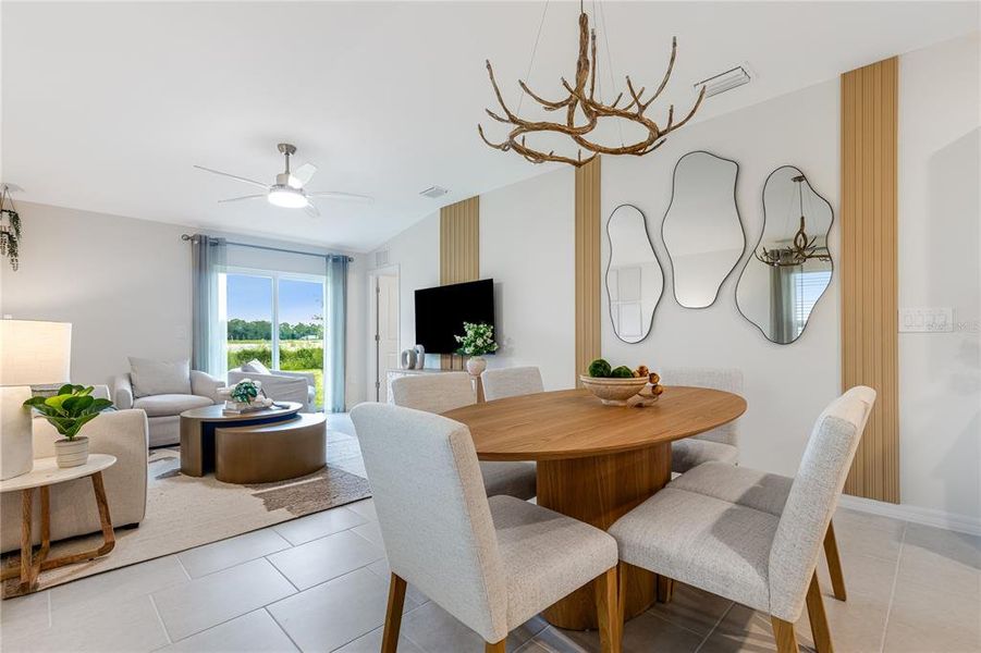 Furnished interior view inside a new home in Rye Ranch, Parrish (Image 27).