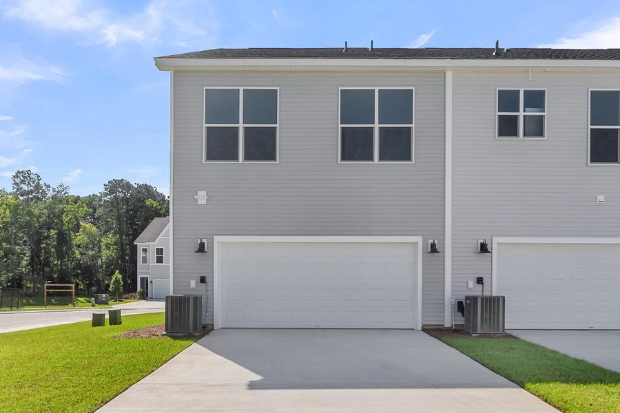 Exterior details and patio area of a home in Six Oaks, Summerville (Image 21).
