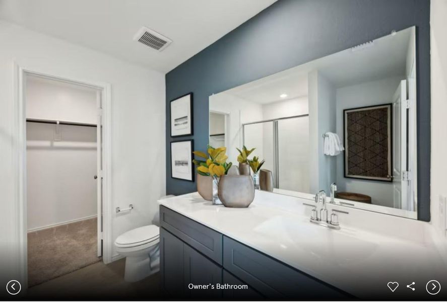 Photo of Centex model home with same floor plan, not of actual home listed.