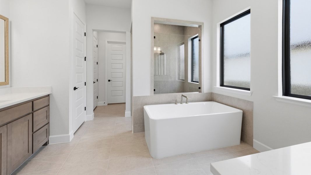 Furnished interior view inside a new home in Landmark, Denton (Image 13). Furnished interior view inside a new home in Landmark, Denton (Image 13).