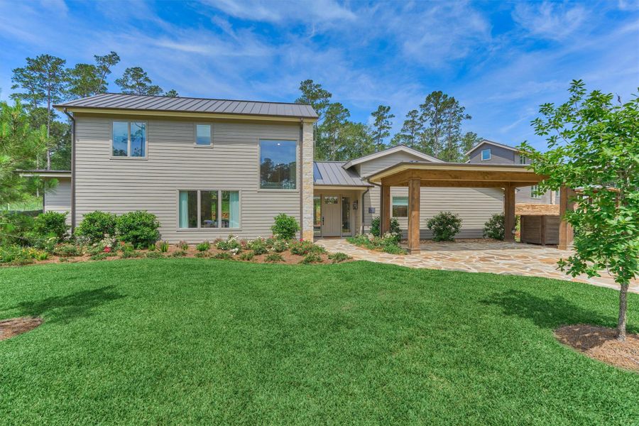 Exterior details and patio area of a home in , Montgomery (Image 18).