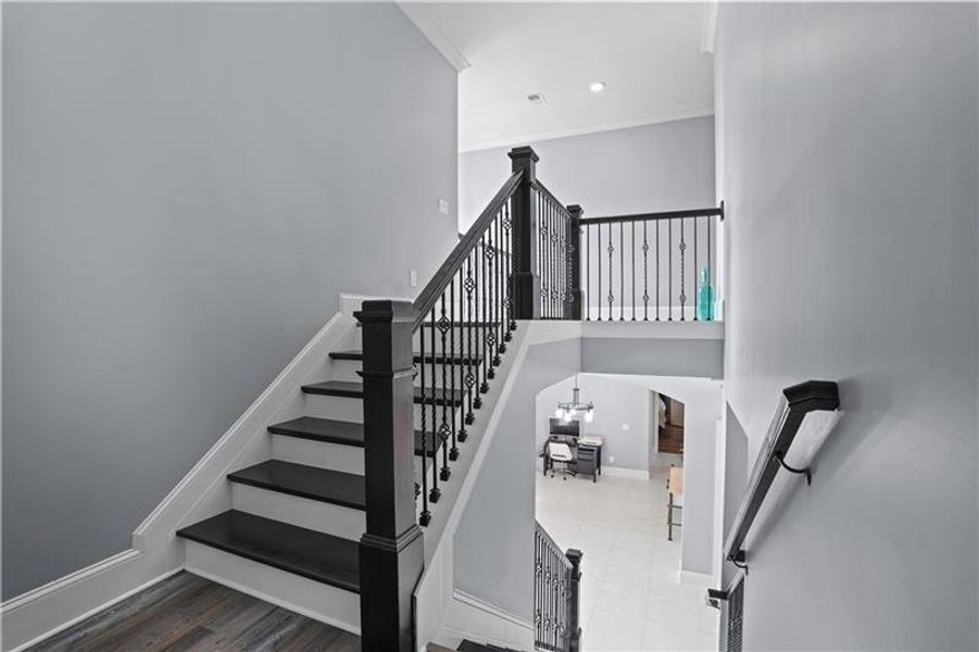 Furnished interior view inside a new home in , Acworth (Image 17). Furnished interior view inside a new home in , Acworth (Image 17).