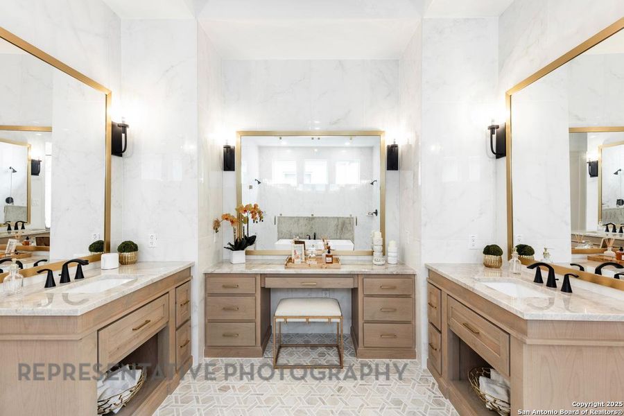 Furnished interior view inside a new home in , San Marcos (Image 6).