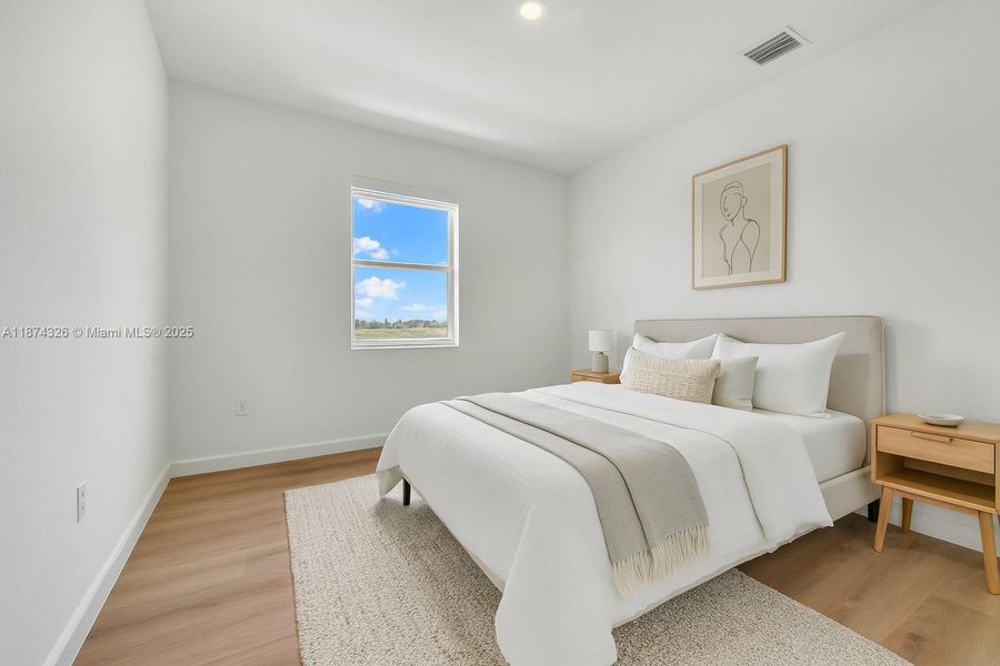 Furnished interior view inside a new home in , Miami (Image 11). Furnished interior view inside a new home in , Miami (Image 11).