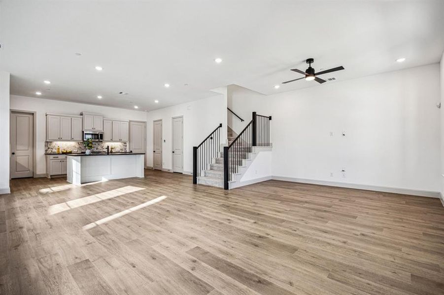 Our Wyatt floor plan offers an open concept design that is perfect for entertaining a crowd or enjoying cozy family get togethers! Our Wyatt floor plan offers an open concept design that is perfect for entertaining a crowd or enjoying cozy family get togethers!