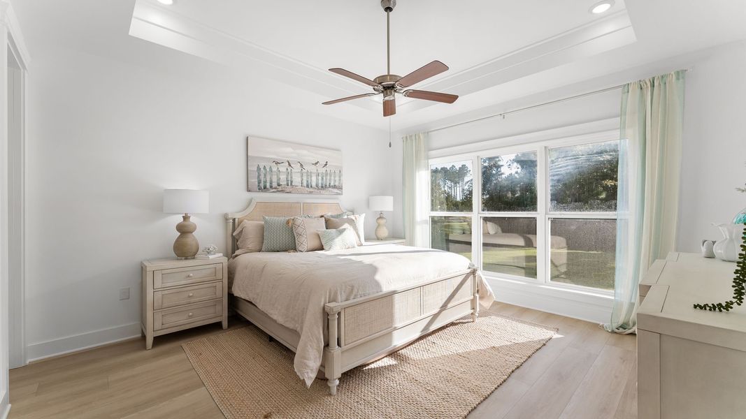 Furnished interior view inside a new home in Breakfast Point East Phase II, Panama City Beach (Image 16). Furnished interior view inside a new home in Breakfast Point East Phase II, Panama City Beach (Image 16).