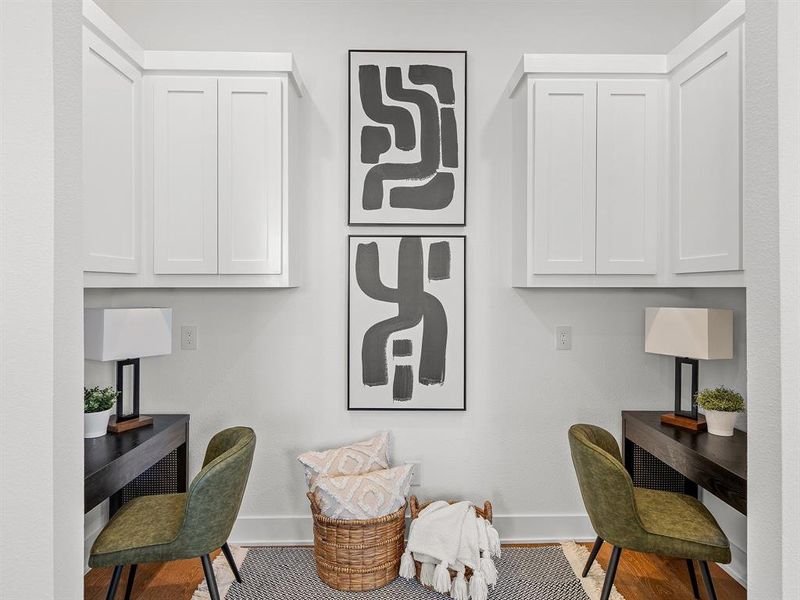 Furnished interior view inside a new home in , Gunter (Image 36).