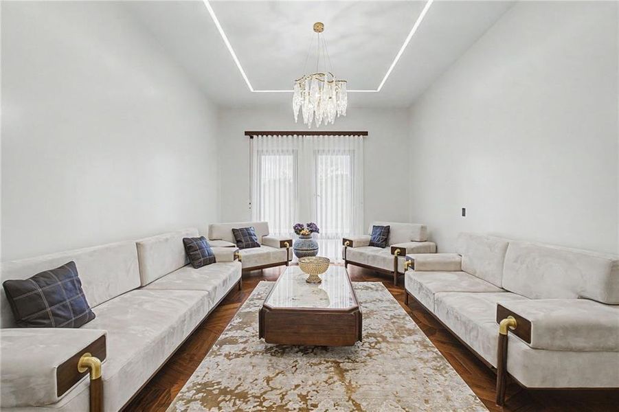Furnished interior view inside a new home in , Cumming (Image 57). Furnished interior view inside a new home in , Cumming (Image 57).