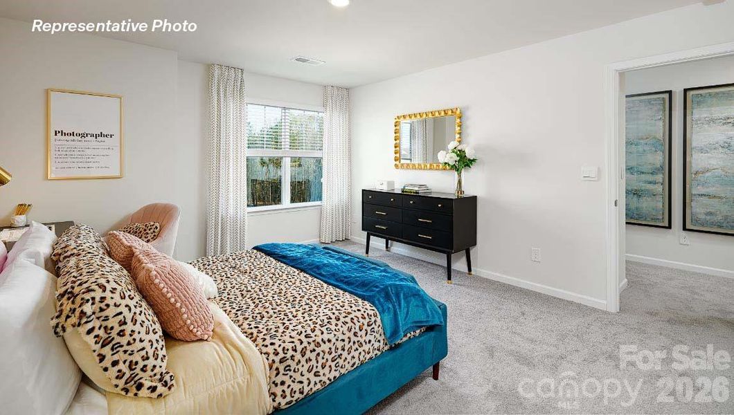 Furnished interior view inside a new home in Sonoma Hills, Charlotte (Image 16).