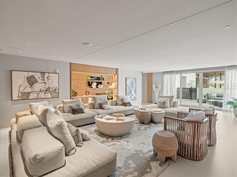 Furnished interior view inside a new home in , Clearwater (Image 46).